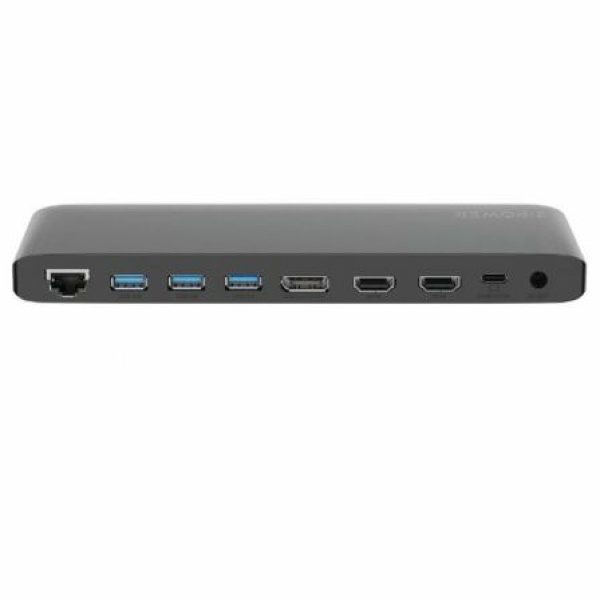 Docking USB Tipo-C 2-Power DOC0117A/ 4xUSB/ 1xUSB Tipo-C PD/ 2xHDMI/ 1xDisplayPort/ 1xJack/ 1xRJ45/ 1xLector Tarjetas SD/ Gris - Imagen 3