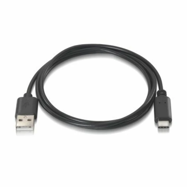 Cable USB 2.0 Tipo-C Aisens A107-0052/ USB Tipo-C Macho - USB Macho/ Hasta 9W/ 625Mbps/ 2m/ Negro - Imagen 2