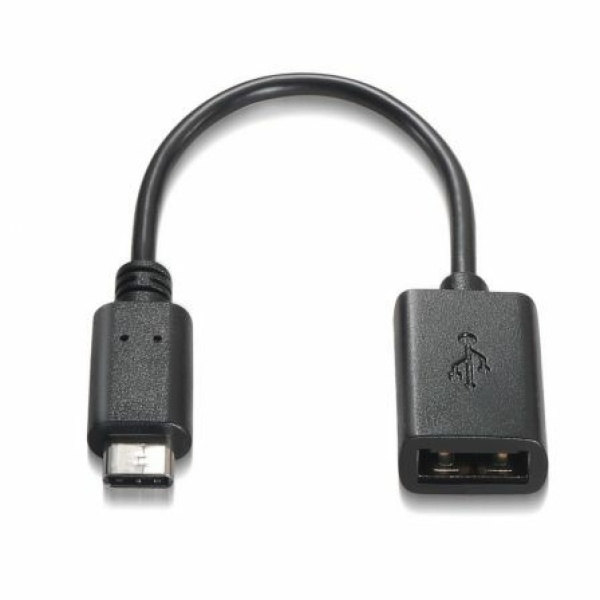 Cable USB 2.0 Aisens A107-0059/ USB Tipo-C Macho - USB Hembra/ Hasta 9W/ 625Mbps/ 15cm/ Negro - Imagen 2