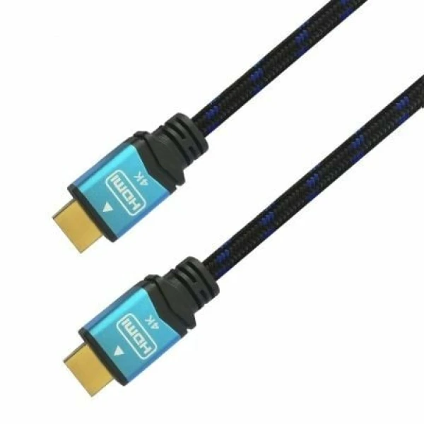 Cable HDMI 2.0 4K Aisens A120-0358/ HDMI Macho - HDMI Macho/ Hasta 10W/ 2250Mbps/ 3m/ Negro/ Azul - Imagen 2