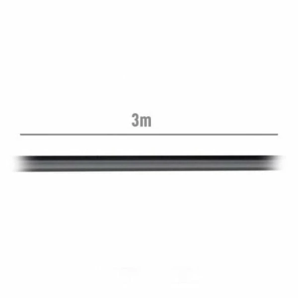 Cable Estéreo Aisens A128-0146/ Jack 3.5 Macho - Jack 3.5 Hembra/ Hasta 0.1W/ 3m/ Negro - Imagen 3