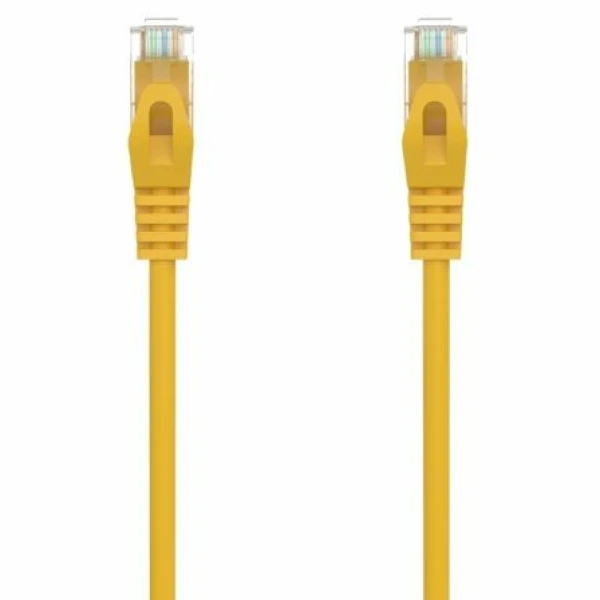 Cable de Red RJ45 AWG24 UTP Aisens A145-0565 Cat.6A/ LSZH/ 50cm/ Amarillo
