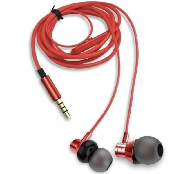 Auriculares Intrauditivos Aiwa ESTM-50RD/ con Micrófono/ Jack 3.5/ Rojos - Imagen 2