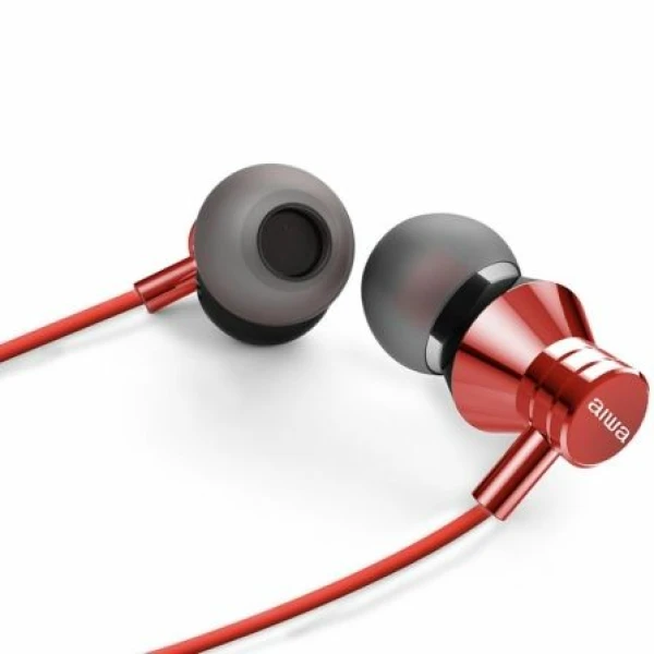 Auriculares Intrauditivos Aiwa ESTM-50RD/ con Micrófono/ Jack 3.5/ Rojos - Imagen 3