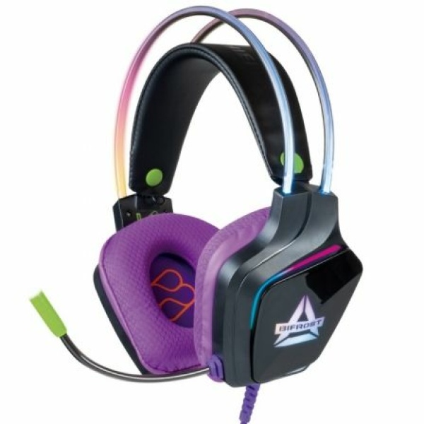 Auriculares Gaming con Micrófono FR-TEC BIFROST/ Jack 3.5/ Purpura