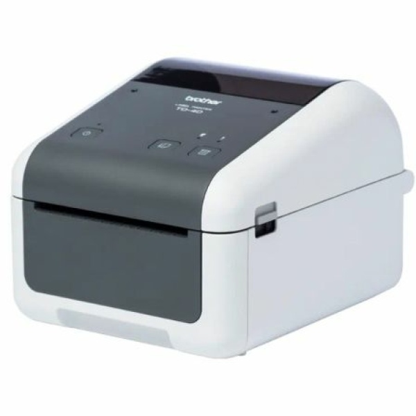 Impresora de Etiquetas y Tickets Brother TD-4420DN/ Térmica Directa/ Ancho etiqueta 118mm/ USB-RS-232C/ Blanca y Negra - Imagen 2