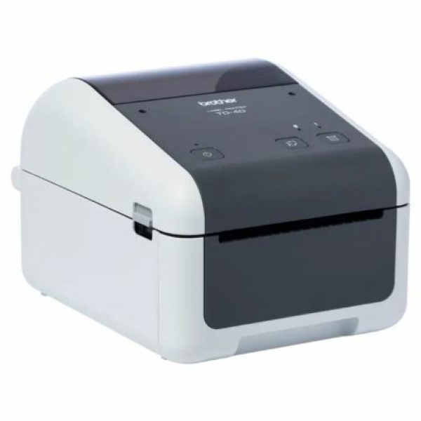 Impresora de Etiquetas y Tickets Brother TD-4420DN/ Térmica Directa/ Ancho etiqueta 118mm/ USB-RS-232C/ Blanca y Negra - Imagen 3