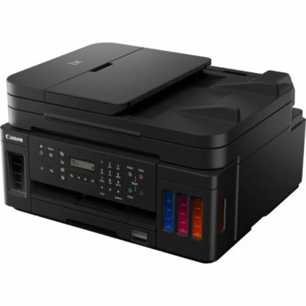 Multifunción Recargable Canon PIXMA G7050 MegaTank/ WiFi/ Fax/ Dúplex/ Negra - Imagen 3