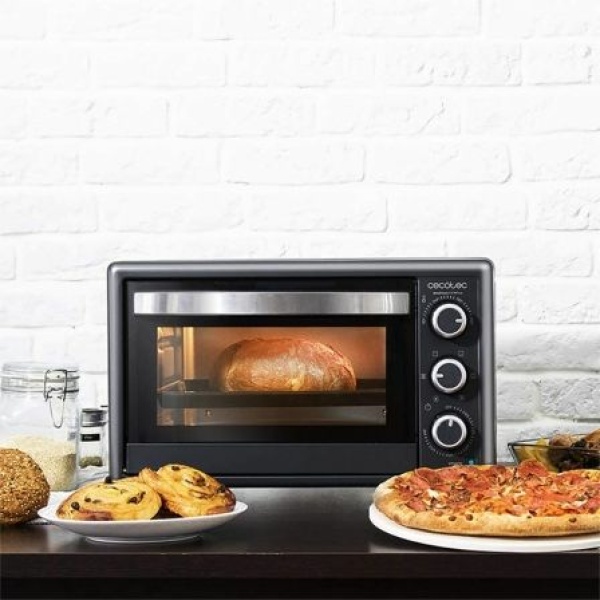 Horno de Sobremesa Cecotec Bake and Toast 570 4Pizza/ 1500W/ Capacidad 26L/ Negro - Imagen 3