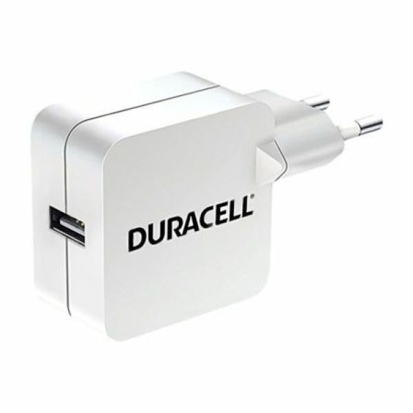 Cargador de Pared Duracell DRACUSB2W-EU/ 1xUSB/ 2.4A