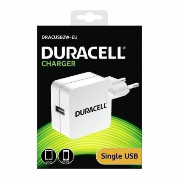 Cargador de Pared Duracell DRACUSB2W-EU/ 1xUSB/ 2.4A - Imagen 2