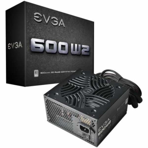 Fuente de Alimentación EVGA 600 W2/ 600W/ Ventilador 12cm/ 80 Plus