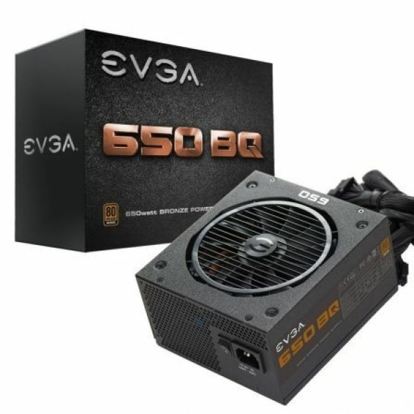 Fuente de Alimentación EVGA 650 BQ/ 650W/ Ventilador 14 cm/ 80 Plus Bronze