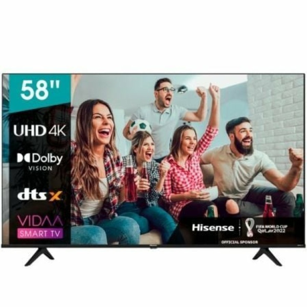 Televisor Hisense UHD TV 58A6BG 57.5"/ Ultra HD 4K/ Smart TV/ WiFi