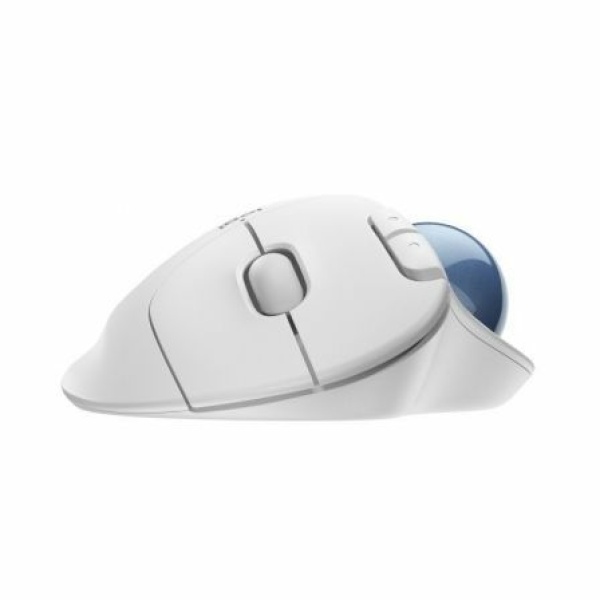 Ratón Trackball Inalámbrico por Bluetooth Logitech ERGO M575/ Hasta 2000 DPI/ Blanco Crudo - Imagen 2