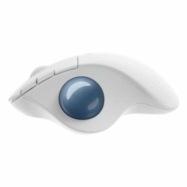 Ratón Trackball Inalámbrico por Bluetooth Logitech ERGO M575/ Hasta 2000 DPI/ Blanco Crudo - Imagen 3