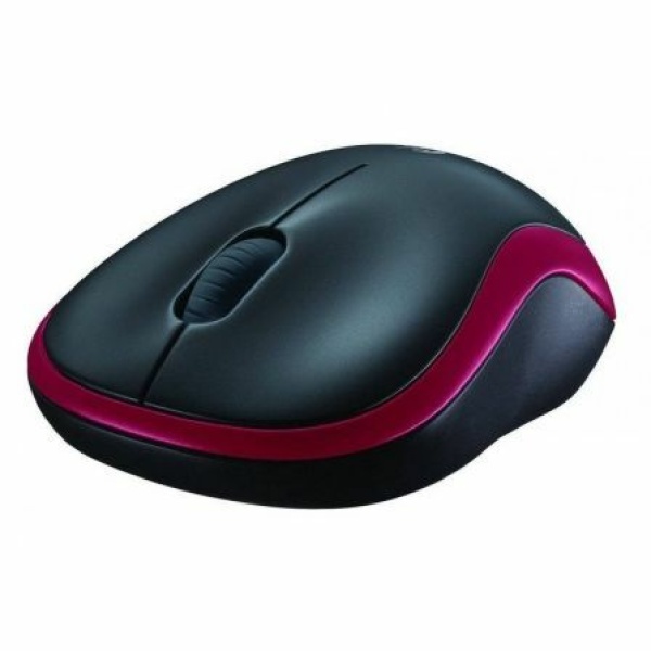 Ratón Inalámbrico Logitech M185/ Hasta 1000 DPI/ Rojo - Imagen 2