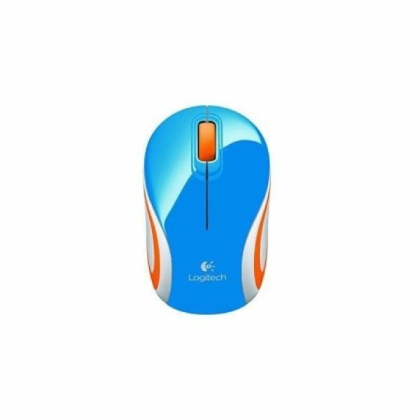 Ratón Mini Inalámbrico Logitech M187/ Hasta 1000 DPI/ Azul - Imagen 2