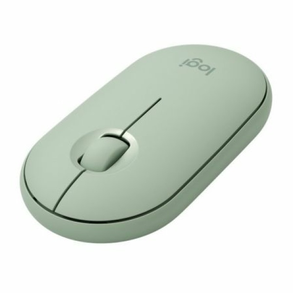 Ratón Inalámbrico por Bluetooth Logitech Pebble M350/ Hasta 1000 DPI/ Verde Eucalipto - Imagen 3