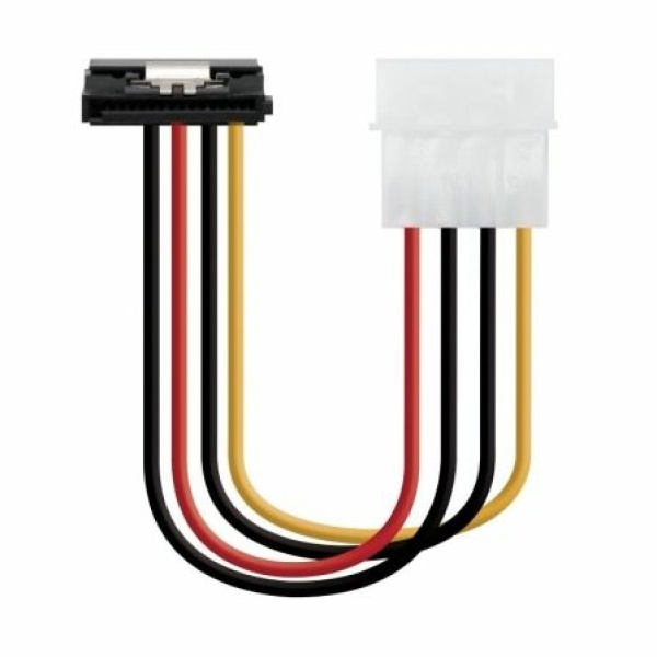 Cable de Alimentación SATA Nanocable 10.19.0501/ Molex Macho - SATA Hembra/ 16cm