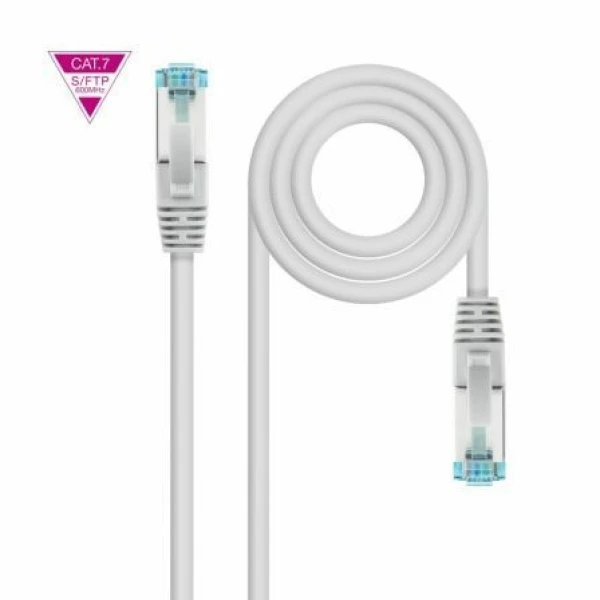 Cable de Red RJ45 SFTP Nanocable 10.20.1710 Cat.7/ 10m/ Gris - Imagen 2