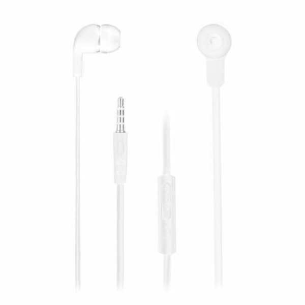 Auriculares Intrauditivos NGS Cross Skip/ con Micrófono/ Jack 3.5/ Blancos