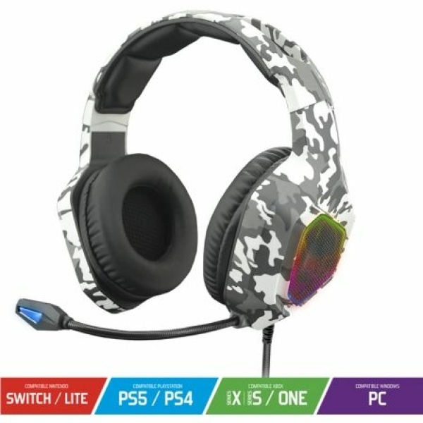 Auriculares Gaming con Micrófono Spirit of Gamer Elite-H50/ Jack 3.5/ Camuflaje Ártico