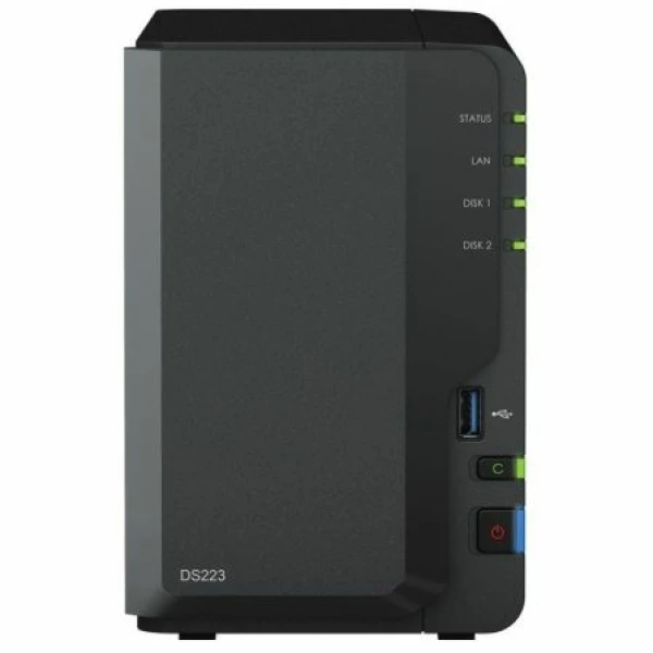 NAS Synology Diskstation DS223/ 2 Bahías 3.5"- 2.5"/ 2GB DDR4/ Formato Torre - Imagen 3