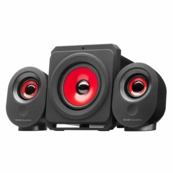 Altavoces con Bluetooth Mars Gaming MSX/ 35W/ 2.1/ Rojos