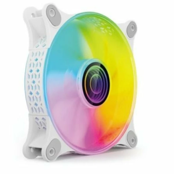 Ventilador Mars Gaming MF-3D/ 12cm/ ARGB/ Blanco - Imagen 2