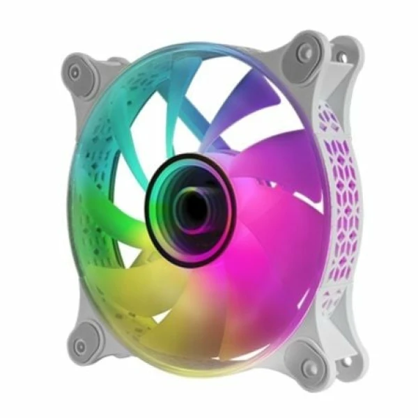 Ventilador Mars Gaming MF-3D/ 12cm/ ARGB/ Blanco - Imagen 3