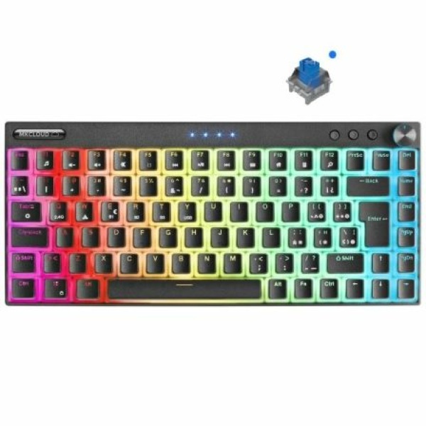 Teclado Gaming Mecánico Inalambrico Mars Gaming MKCLOUDBES/ Negro