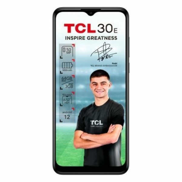 Smartphone TCL 30E 3GB/ 64GB/ 6.52"/ Gris Espacial - Imagen 2