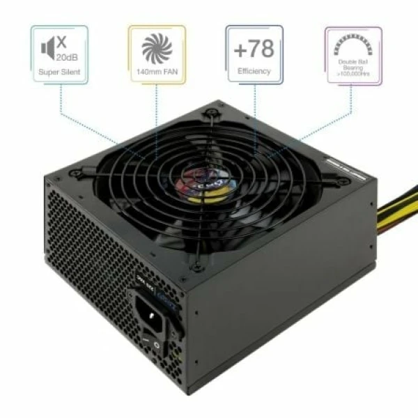 Fuente de Alimentación Tooq TQAPOLO-750SP/ 750W/ Ventilador 14cm - Imagen 2