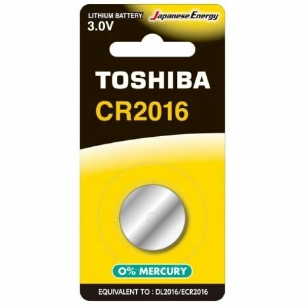 Pilas de Botón Toshiba CR2016/ 3V