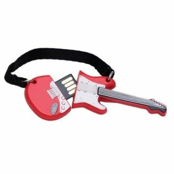 Pendrive 32GB Tech One Tech Guitarra Red One USB 2.0 - Imagen 2