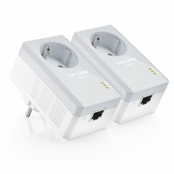 Adaptador Powerline TPLink TL-PA4010PKit 500Mbps/ Alcance 300m/ Pack de 2