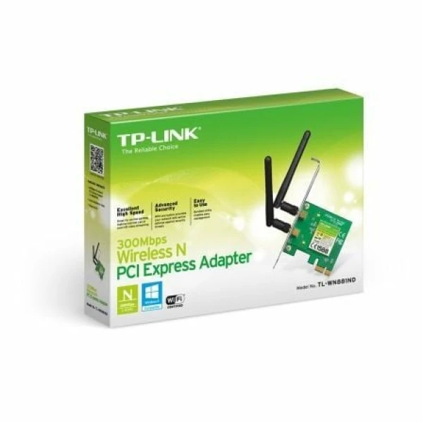 Tarjeta de red Inalámbrica-PCI Express TP-Link TL-WN881ND/ 300Mbps/ 2.4GHz - Imagen 2