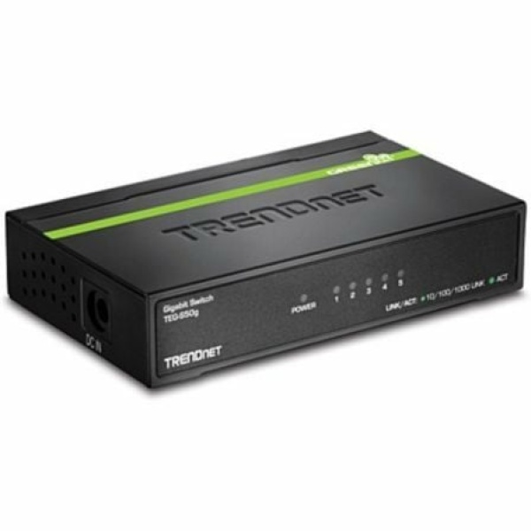 Switch TRENDnet TEG-S50G 5 Puertos/ RJ-45 Gigabit 10/100/1000