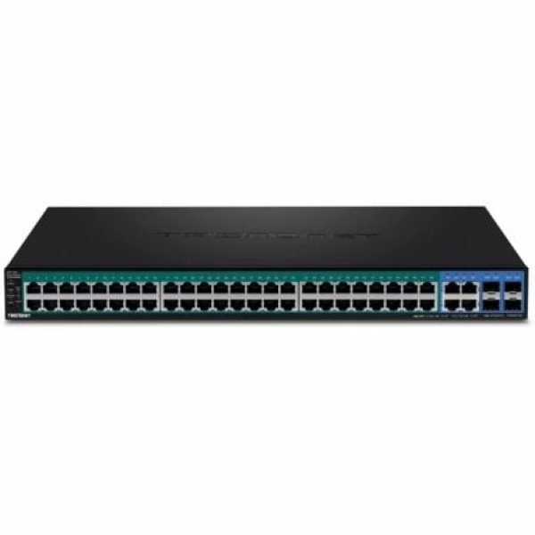 Switch Gestionable TRENDnet TPE-5048WS 48 Puertos/ RJ-45 Gigabit 10/100/1000 PoE/ SFP - Imagen 2