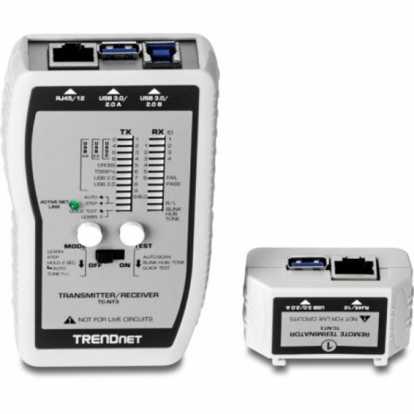 Tester TRENDnet TC-NT3 para RJ11-RJ12-RJ45-USB - Imagen 2