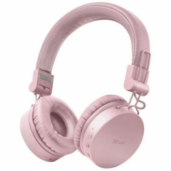 Auriculares Inalámbricos Trust Tones 23910/ con Micrófono/ Bluetooth/ Rosas