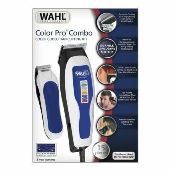 Cortapelos + Recortadora Wahl Color Pro/ con Cable/ 9 Accesorios - Imagen 3