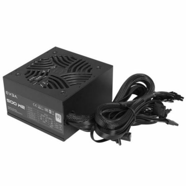 Fuente de Alimentación EVGA 500 W2/ 500W/ Ventilador 12cm/ 80 Plus - Imagen 2