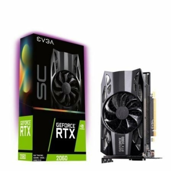 Tarjeta Gráfica EVGA GeForce RTX 2060 SC Gaming/ 6GB GDDR6