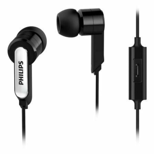 Auriculares Intrauditivos Philips SHE1405/10/ con Micrófono/ Jack 3.5/ Negros