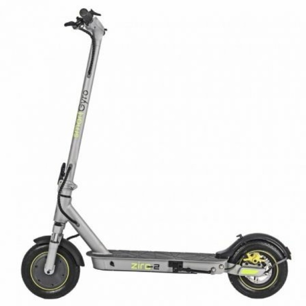 Patinete Eléctrico SmartGyro Ziro 2/ Motor 500W/ Ruedas 10"/ 25km/h /Autonomía 30km/ Plata