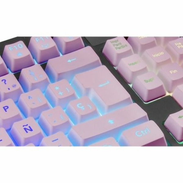 Teclado Gaming Mars Gaming MKAXPES/ Rosa - Imagen 3