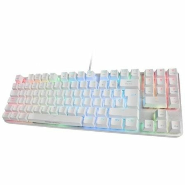 Teclado Gaming Mecánico Mars Gaming MKREVOPROWBES/ Blanco - Imagen 2