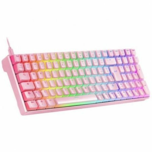 Teclado Gaming Mecánico Mars Gaming MKULTRAPRES Premium/ Rosa - Imagen 3